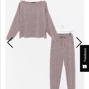 Quiz Night Mark Top & joggers lounge set